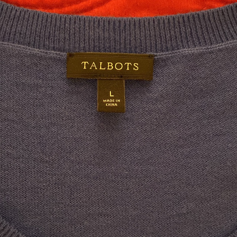 Talbots lightweight 2 tone sweater. - Picture 2 of 3